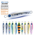 MISTER JIGGING Manufacturing Customize 40g 55g 75g Fluorescence Metal Jig Lure 3D Eyes Luminous Metal Jig