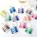 Minimalist 3pcs Set Alloy Hair Grips Solid Color Duckbill Barrette Hair Clip for Girls Children