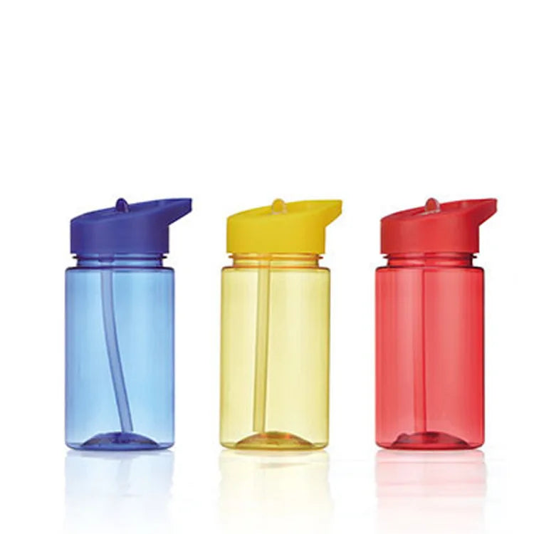 Custom Single Wall 300ml Plastic Kids Water Bottles Bpa Free in Bulk with Custom logo