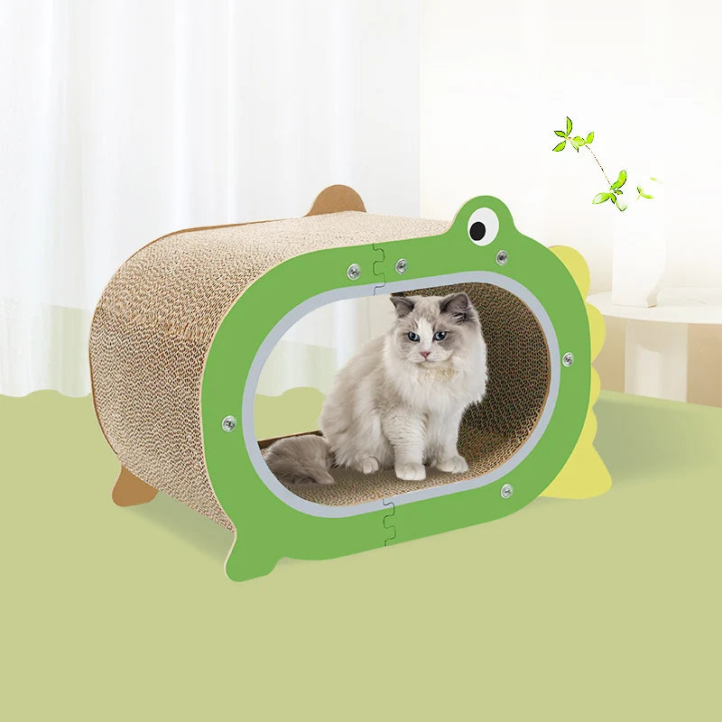 New Arrival Eco-Friendly Cat Tree Scratcher House Sustainable Detachable Post with Convenient Freight Savings