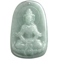 Certified Myanmar Jadeite Guanyin Eight Patron Saint Jade Pendant Pendant Jade Crafts Factory Wholesale