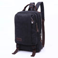 ZUOLUNDUO Small Backpacks Canvas Travel Backpack for Teenagers