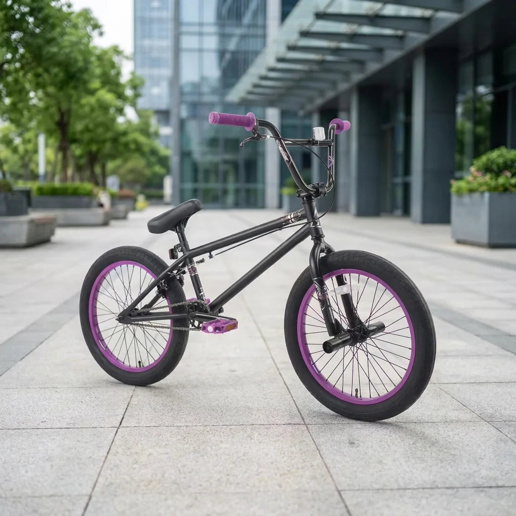 Freestyle Wholesale 20 Inch Single Speed BMX Bike with Disc Brake for Adult Street Extreme Sports and Fancy Skills Stock