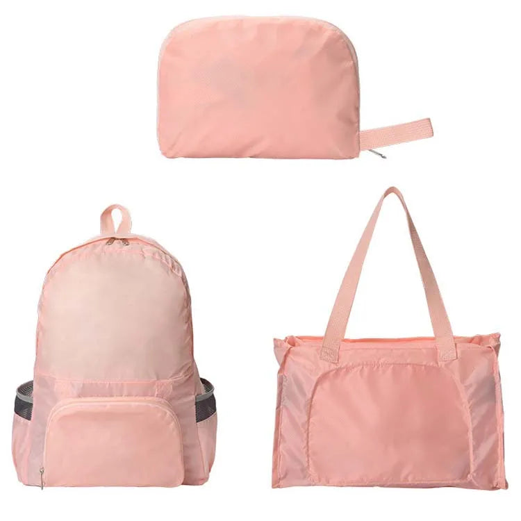 Packable Travel Hiking Backpack Lightweight Polyester Foldable Casual Sports Backpacks for Gym Shopping Yoga