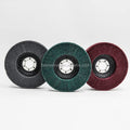 Hot Selling 115X22mm Premium Vertical Non-woven Polishing Disc 4.5inch Flap Wheel for Polishing Metals