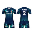 Latest Custom Design Men's Rugby Uniform Heat-Transfer Printed Breathable Tribal Pattern Rugby Jersey