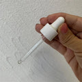 18mm Lid Assembled Round Top Transparent Glass Non-Spill Dropper 10ml Screw Cap for Bottles with Custom Color