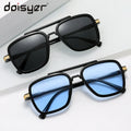 DOISYER 2026 Unisex Sunglasses New Arrival Black Square Frame Trendy Bulk Glasses for Men and Women with UV400 Lenses