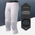 Men's Basketball Quick Drying Sport Pants Fitness TIghts With Honeycomb Anti-Collision Knee Pants