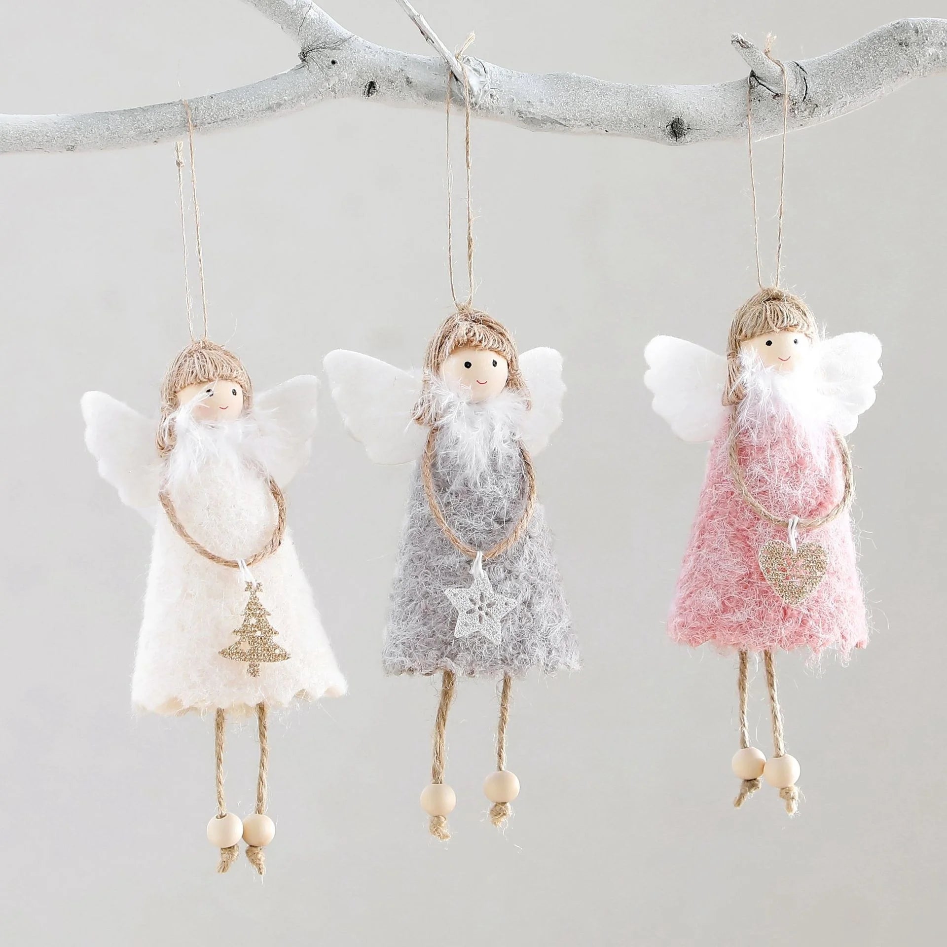 New Christmas Angel Girl Ornament Small Hanging Christmas Tree Decoration Pendant Factory Wholesale