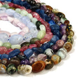 Natural Amethyst Gemstone Energy Cured 5-8mm Round Shape Stone Beads for Jewelry Making for Necklaces