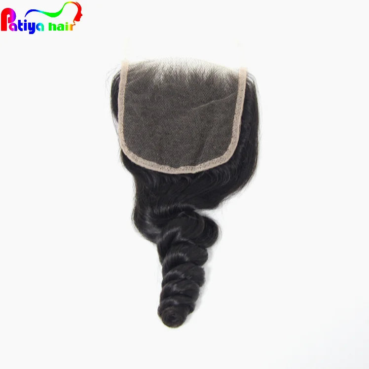 Skin Like HD Lace Toupee Loose Wave Closure 4x4 Brazilian Hair Super Thin Closure Lace Front Undetectable HD Transparent Topper