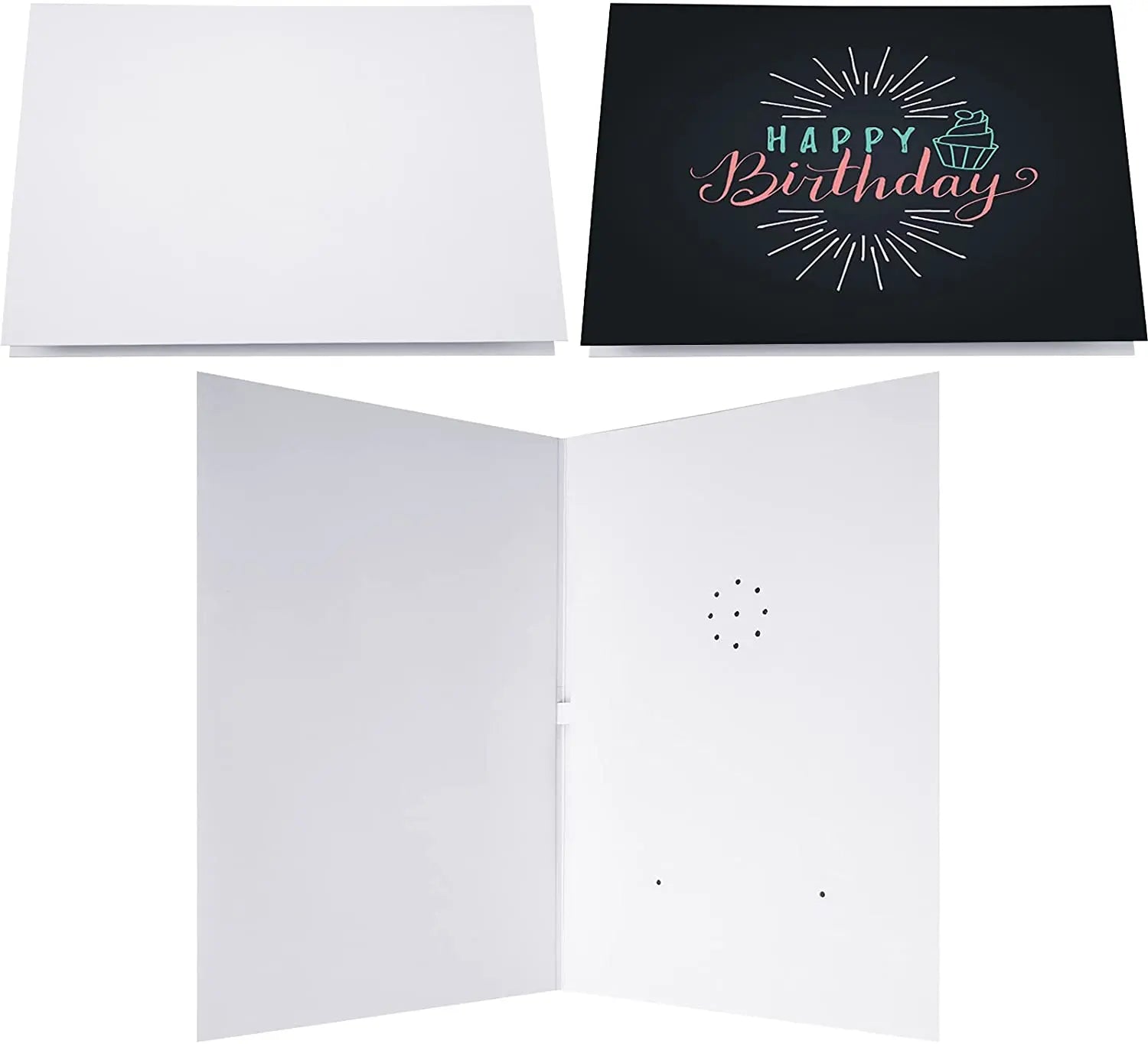 DIY Custom Audio Programmable Self Recording Greeting Card Voice Recordable Greeting Cards Recordable Message Birthday Card