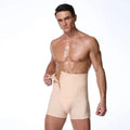 2020 Men Seamless Belly Girdle Boxer With Zipper  Tummy Control Shorts High Waist Slimming Underwear Body Shaper