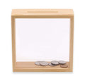 Decorative Wooden Frame Wood Shadow Piggy Bank
