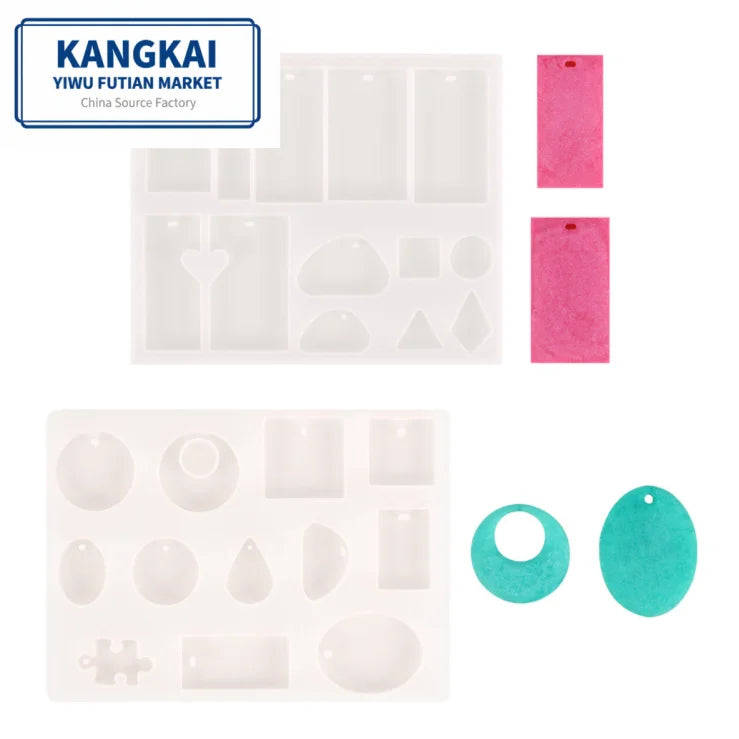 DIY Jewelry Necklace Pendant Silicone Resin Casting Moulds Eco-Friendly Resin Art Epoxy Crafts Home Handmade Ashtray