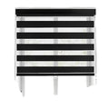 Electric Zebra Pattern Vertical Roller Shades Plain Design High Polyester Fabric Automatic Blackout Customizable for French