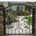 Custom Hand Forged Wrought Iron Entry Entrance Small Gate Design Swing Hebei for Courtyard Outdoor