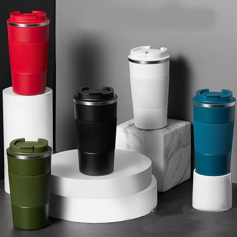 304 Stainless Steel Vacuum Insulation Coffee Cup Business Portable Water Cup Car Direct-drinking Mug