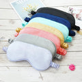 MIO Soft Imitation Silk Sleepmask Satin Sleep Eyemask Home Stay Travel Eye Mask Sleep Mask Custom Silk Embroidery