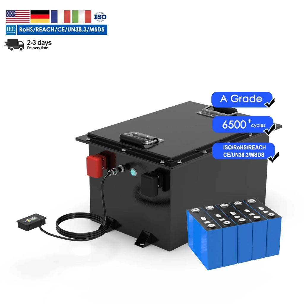 BMS 8s 24 Volt 7.5kWh LiFePO4 BMS Lithuim Solar Boat Marine 24V 100Ah 200Ah 300Ah 400Ah 600Ah LiFePO4 Power Supply Battery