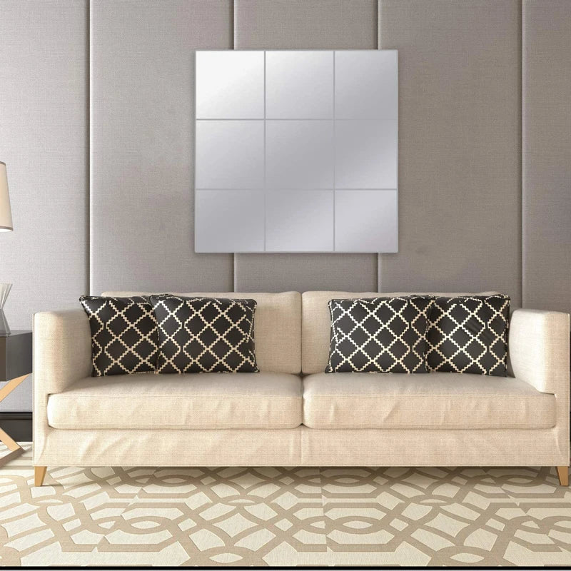 Flexible Non-Glass Mirror Sheets Self-Adhesive Wall Square Mirror Stickers for Home Decoration