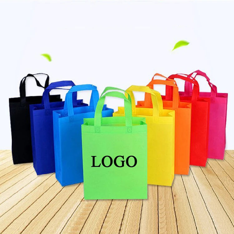 Non-Woven Manufacturer Wholesale Promotional Cheap Custom Handled Design Non Woven Shopping Tote Bag PP Non Woven Shopping Bag