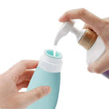 Portable Durable Mini Silicone Travel Bottle Set Anti-Leak Squeezable Containers Outdoor Toiletries Lotion Refill
