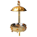 Luxury Gold Stainless Steel 6L 8L Food Warmer Buffet Chafing Dish with Pumpkin Shape Hanging Lid for Home Party
