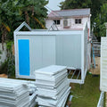 prefab 20FT 40FT Pitched Triangle Roof Steel frame Structure Mobile homes Tiny steel frame Container House Casa Contenedor