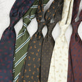 Fancy Fashion Men's 8CM Business Striped Neck Tie Formal Professional Coffee Color Accessory Neck Ties