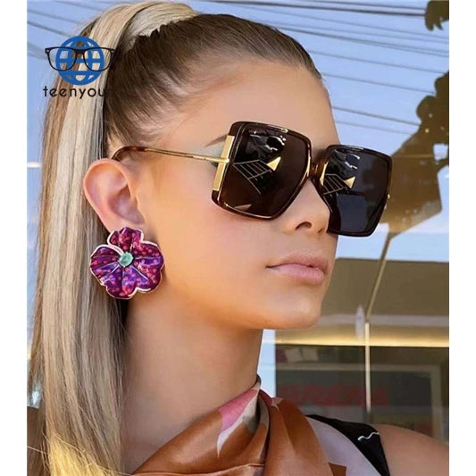 Teenyoun Tr90 Trendy Polarized Female Polarized Fashion for Women 2023 Sun Glasses Sunglasses