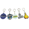 Cartoon Animal Keychain Customized Pvc 2d 3d Soft Rubber Keychains for Gift