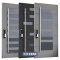 China Top Pivot Door Manufacturer Premium Quality Aluminium Entrance Door with Privacy Glazing Residential Aluminium Doors