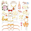 23 Pcs/set Bachelor Party Photo Booth Props Funny Lip Mouth Bride to Be Bridal Shower Hen Party Supplies Wedding Decorations