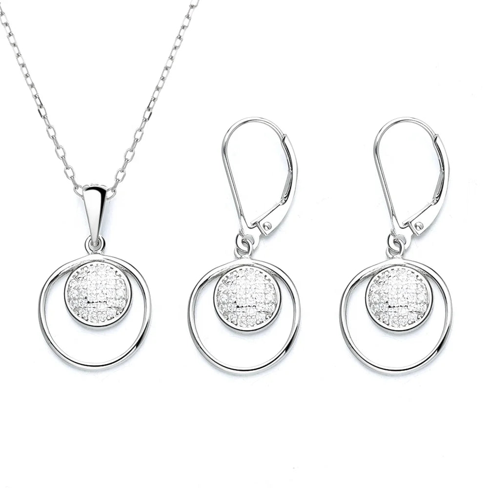 Amazon Is Selling Crystal Earrings with Round Pendant Luxury Diamond Pendant Earrings for Women