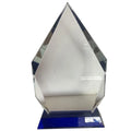 Custom-Engraved Crystal Awards Premier Icepeak Trophies Blank Personalized 3D Laser Engraved Sports Theme Pyramid Design Gift