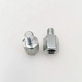 Motorcycle Rearview Mirror Reverse Positive Thread Adapter Screw 12mm Hex Flange Bolts M2 Thread Plain Finish-Custom OEM Support