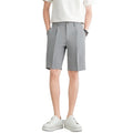 Summer Thin Suit Shorts Men's High End Elastic Waist Trousers Casual Shorts