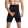 Men's High Waist Slimming Body Shaper Shorts Breathable Tummy Control Belly Girdle Underwear Boxer Briefs