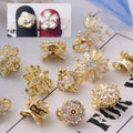 Paso Sico High Quality Japanese Manicure Zircon High Speed Rotating Nail Charms Beads Shimmer for Alloy Diamond Jewelry