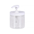 Hot Selling 500ml Plastic PET Shampoo Bottle Flat Shoulder Hand Soap Dispenser Pump for Cosmetic Lotion Sealing Pump Sprayer
