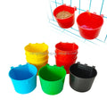 YZB LMB11 Plastic Chicken Water Cup Bird Feeder and Drinker Round Pigeon Feeders Hanging Cage Hanging Coop Red Drinker Cup