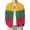 Fitspi Wholesale Mens Lightweight Jacket Country Lithuania Flag Casual for Men Sweatshirts Autumn Jackets Pullover Sweatshirt