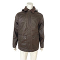 Custom London Vintage Windbreaker Classic Parka Jackets Corduroy Collar Windproof Cotton Waxed Men's Work Jackets and Coats