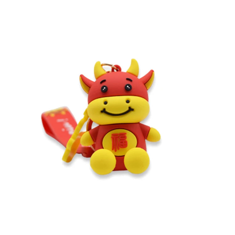 Promotional Keychain 3d Cute  Soft Pvc Rubber Key Chain