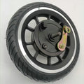 ELECTRIC SCOOTER WHEEL WITH 8INCH SOLID TYRE Non-Pneumatic UNinflatable CONVERSION PARTS THIN FORK OPENING
