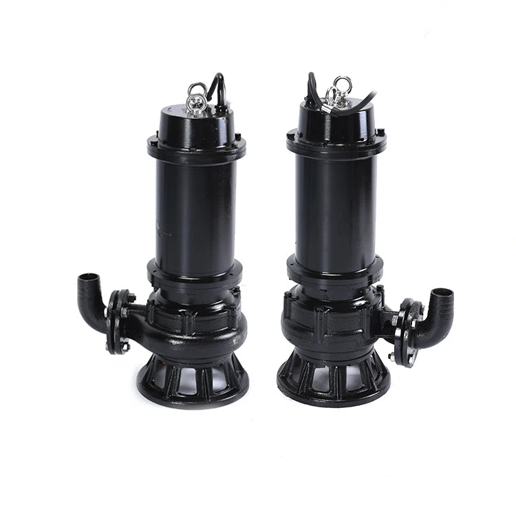 Stock Supply Allmarine 440V 3000W 10BAR WQD OEM Cast Iron Electric Submersible Pump 30M Lifting Head 15 M3/hour 3 HP Sewage