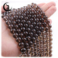Zhe Ying Wholesale 6/8/10mm Smoky Quartz Bracelet Smoky Quartz Crystal Round Natural Stone Smoky Quartz Beads