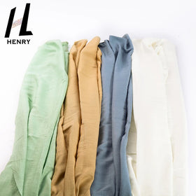 Henry's Pure Linen Fabric Plain Design 140cm Width for Garment Factory Wholesale Price&Low MOQ